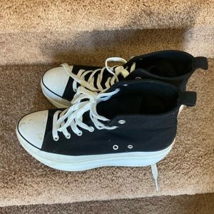 Madden girl canvas high top shoes